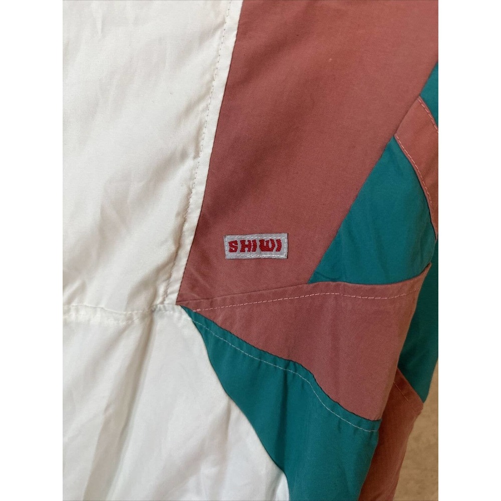 Vintage 90s Retro Shiwi Sports Wear Nylon Windbreaker Jacket Sz L - Picture 2 of 5